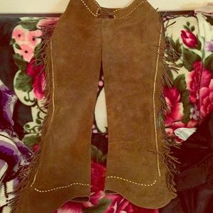 Cowgirl or cowboy chaps